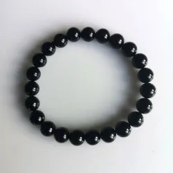 Guličkový náramok - turmalín skoryl 8mm