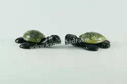 Serpentinit korytnačka čierna 4cm