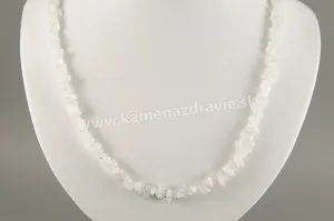 Mesačný kameň - sekaný náhrdelník