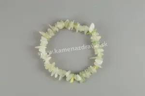 Jadeit - sekaný náramok gumičkový - balenie 5ks