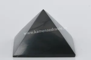 Šungit pyramída 10cm