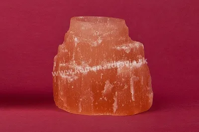 Svietnik - selenit - kaskáda oranžová 