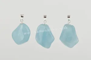 Prívesok akvamarín zeleno-modrý