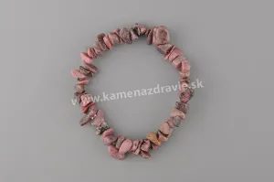 Rodonit - sekaný náramok gumičkový - balenie 5ks