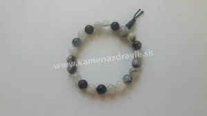 Energetický náramok - Skoryl v krištáli