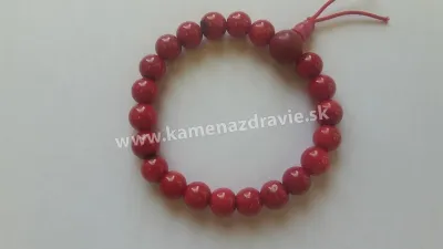 Energetický náramok - Červený korál