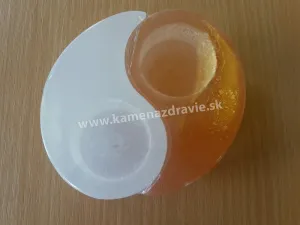 Svietnik - selenit - jing  jang